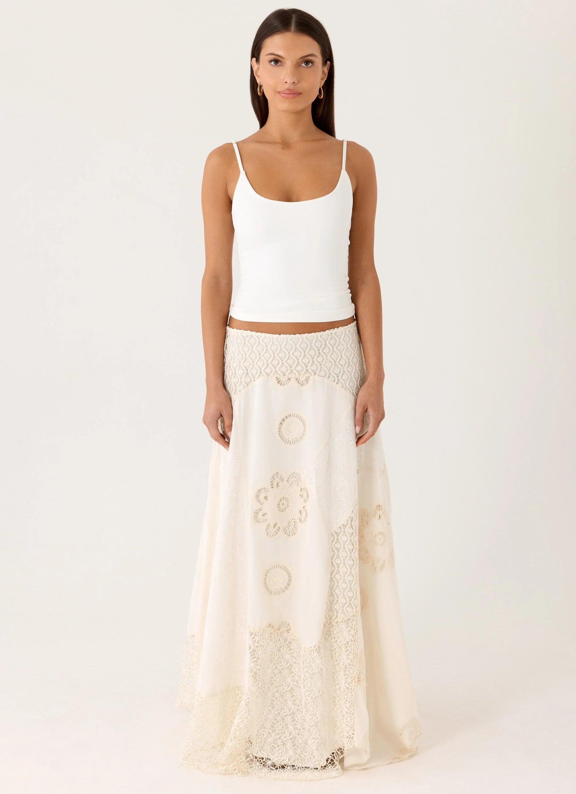 Marzia Maxi Skirt Ivory