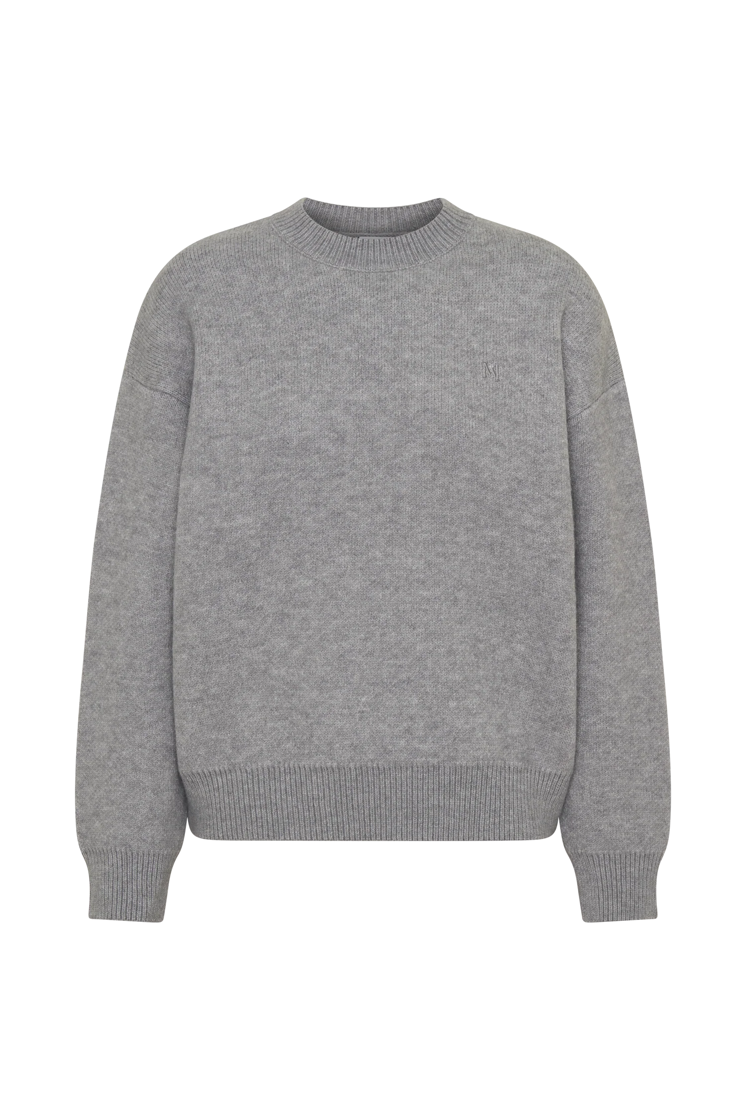 Lulu Oversized Knit Jumper Grey Marle