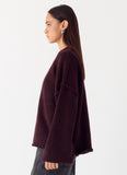 Jack Oversized Knit Sweater Plum
