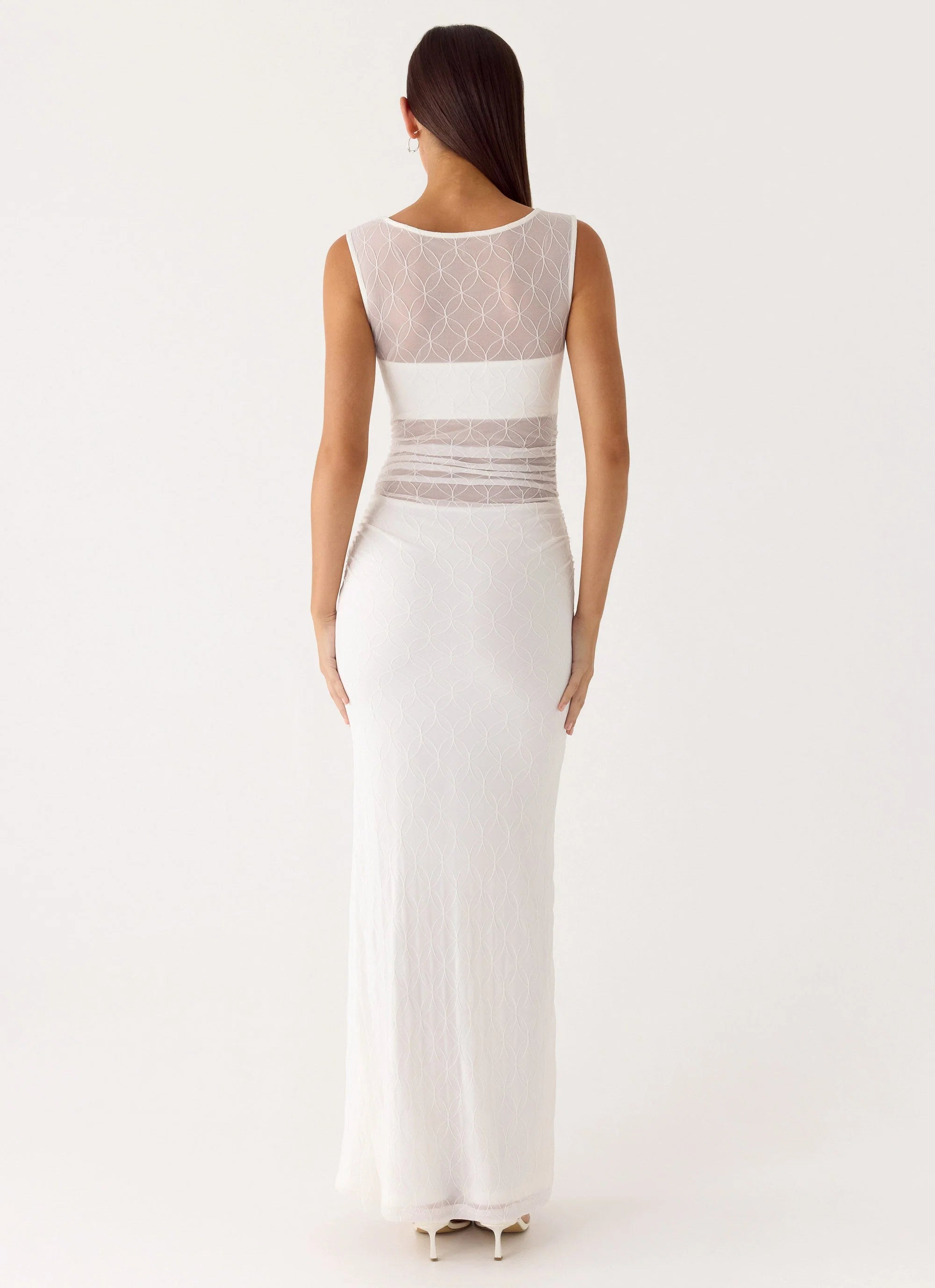 Sabre Maxi Dress White