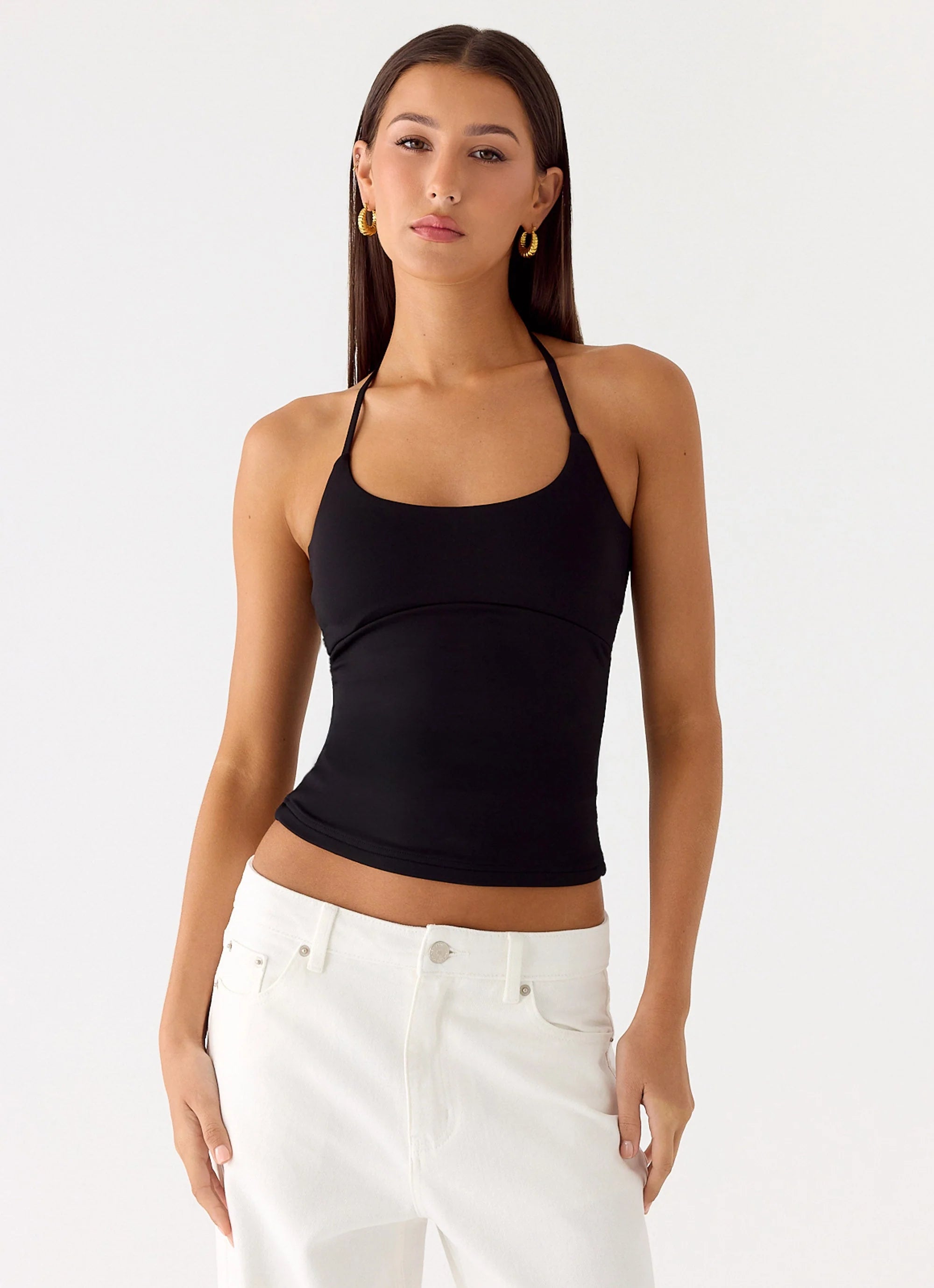 Chauncey Halter Top Black