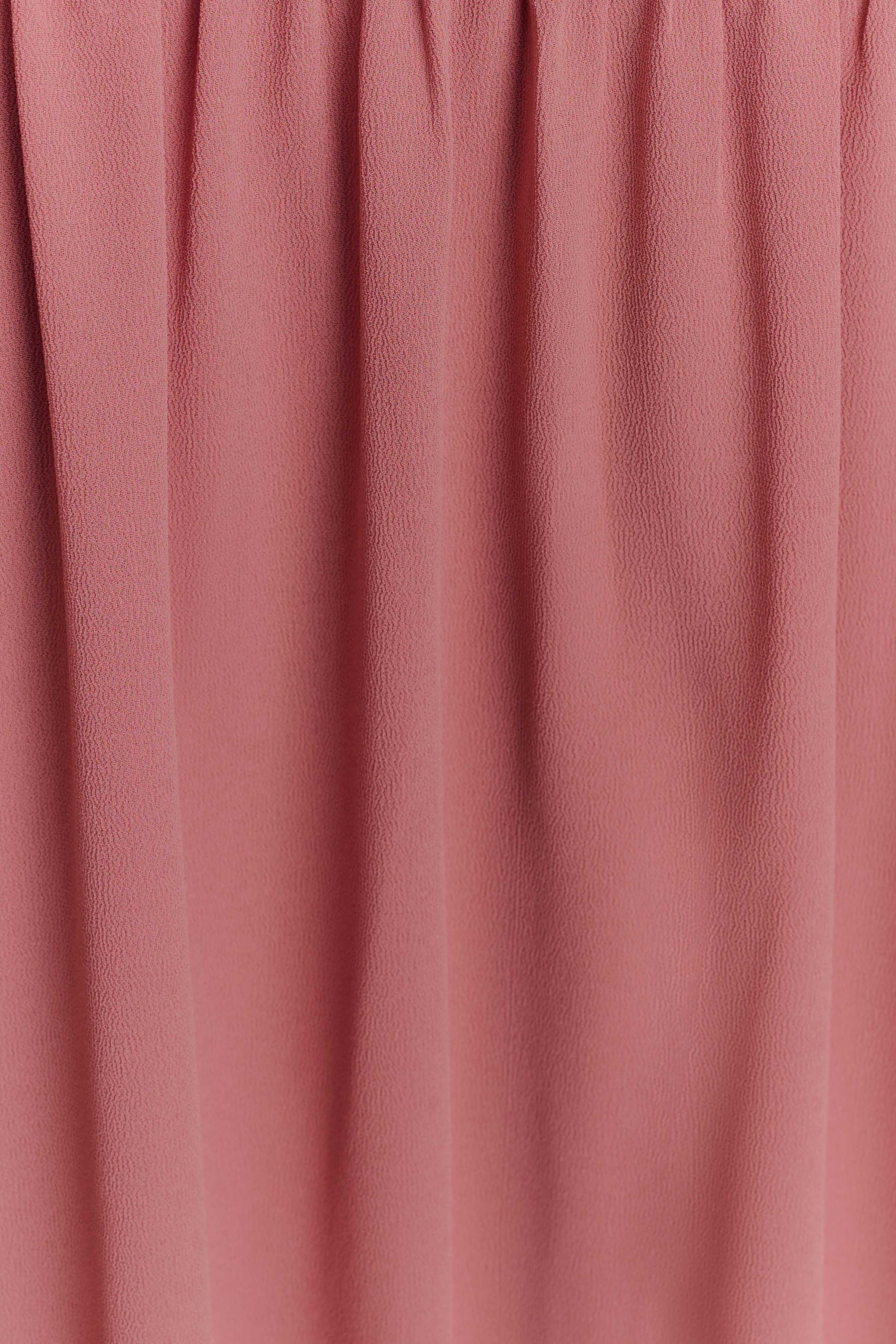 Georgina Chiffon Midi Dress Burnt Rose