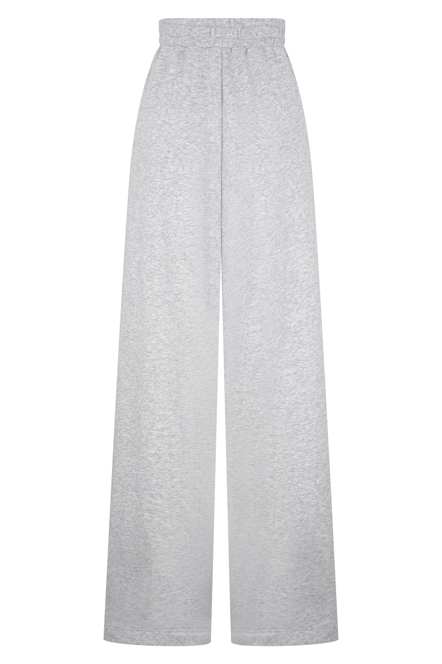 Aspen Gathered Wide Leg Jogger Light Grey Marle