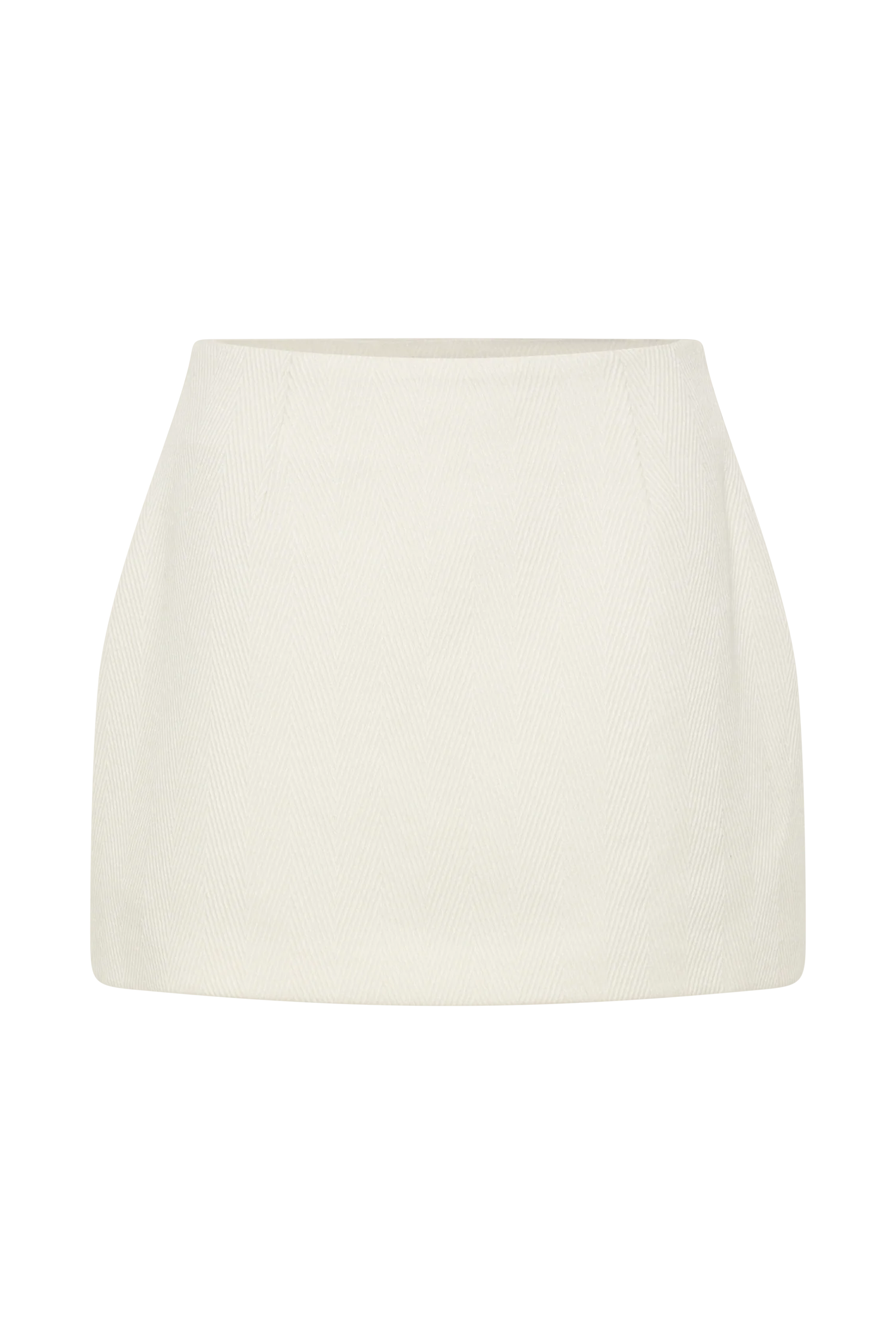 Elara Suiting Mini Skirt Ivory