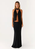 Canyon Halter Top Black
