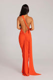 Women Sexy Backless Dress Bodycon Sleeveless Open Back Maxi Dress Formal Cocktail Wedding Guest