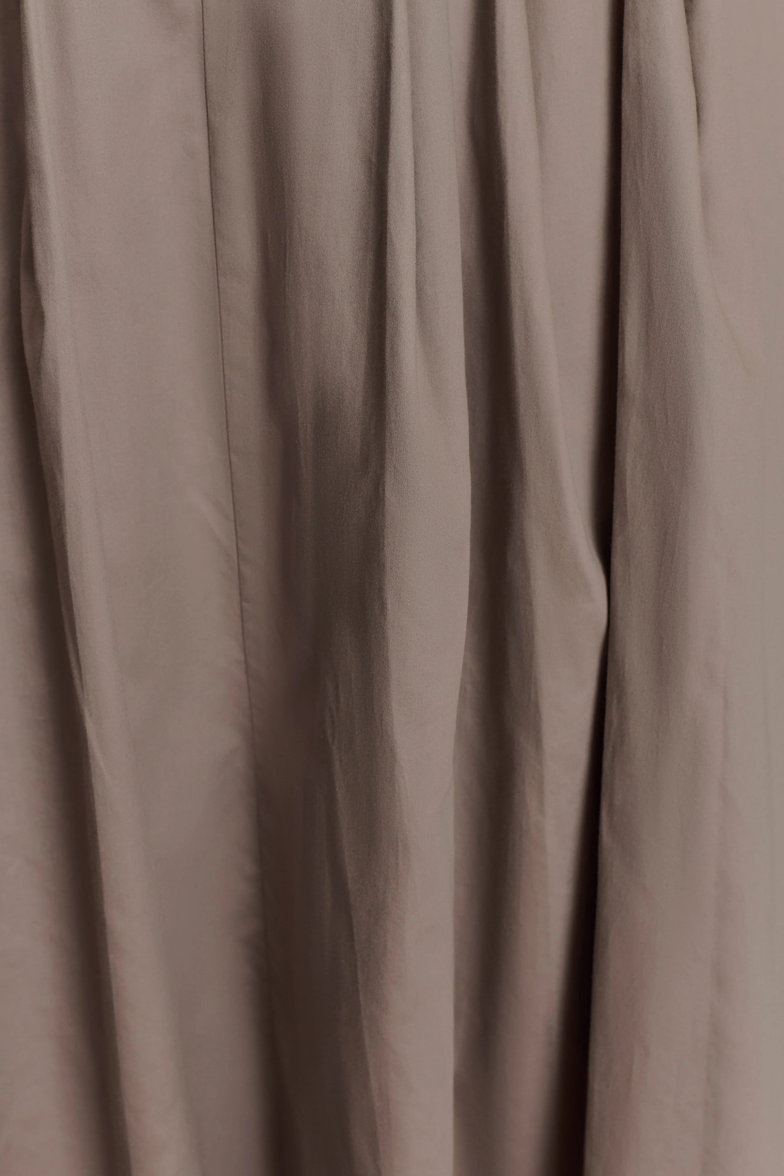 Mae A Line Midi Skirt Pebble Brown