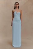 Lalia Teardrop Maxi Dress Powder Blue