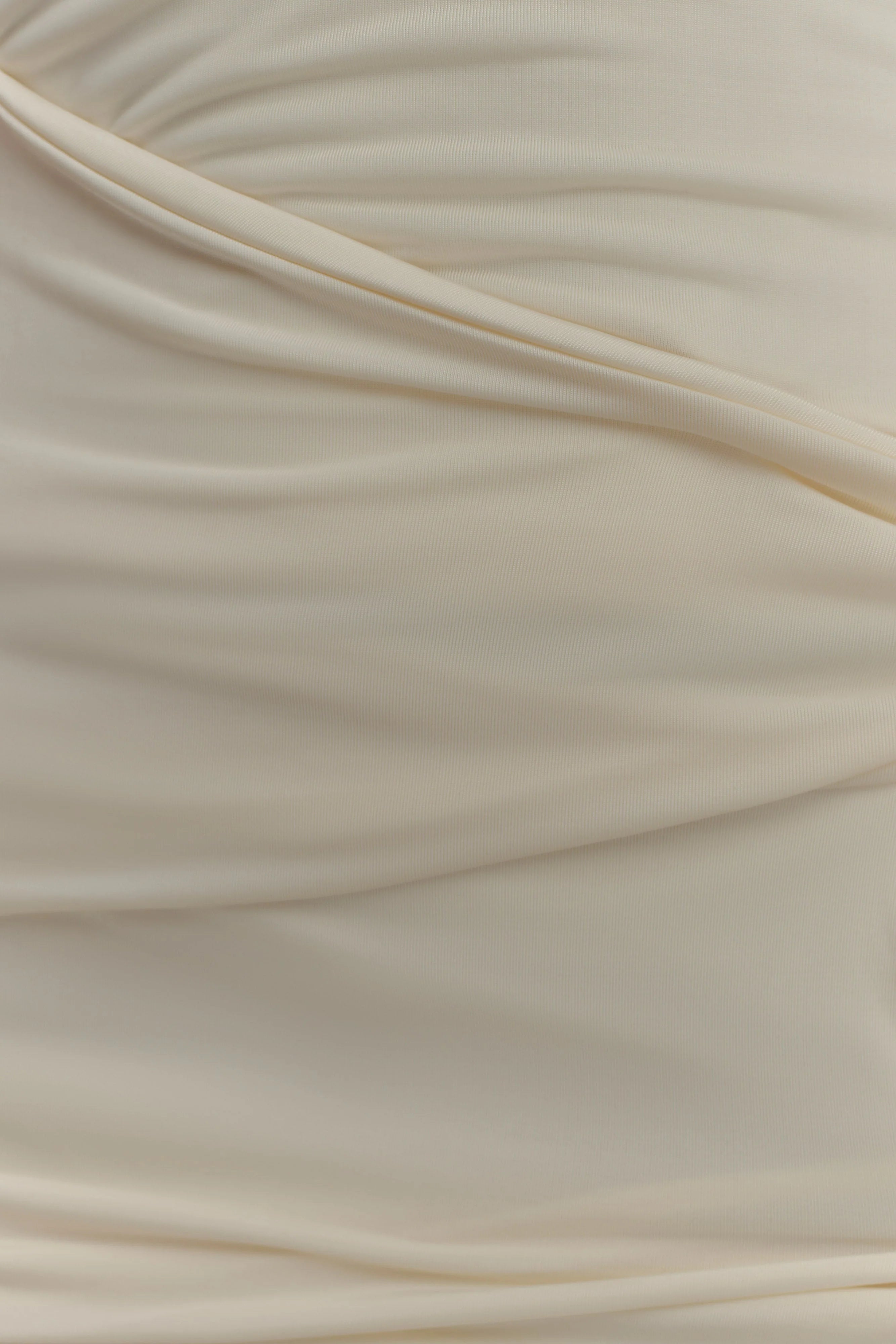 Kaiden Slinky Beaded Maxi Dress Ivory