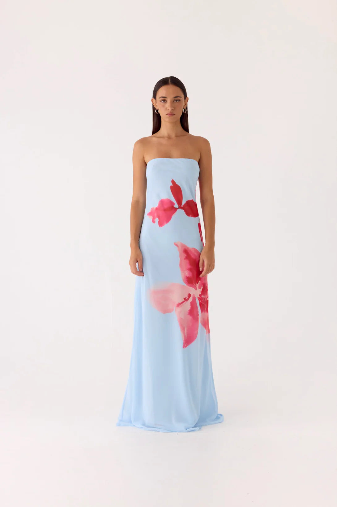 Amelle Maxi Dress - Blue Petal