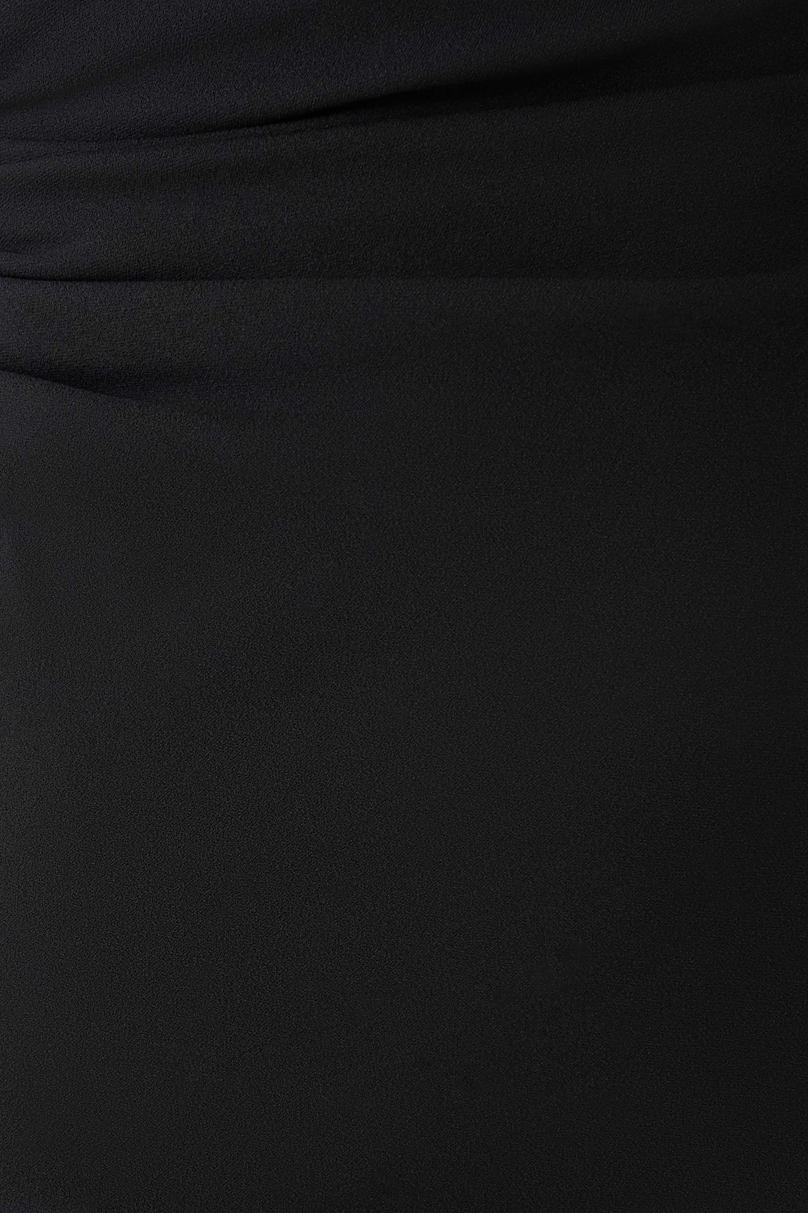 Thalyn Crepe Maxi Dress With Split Black