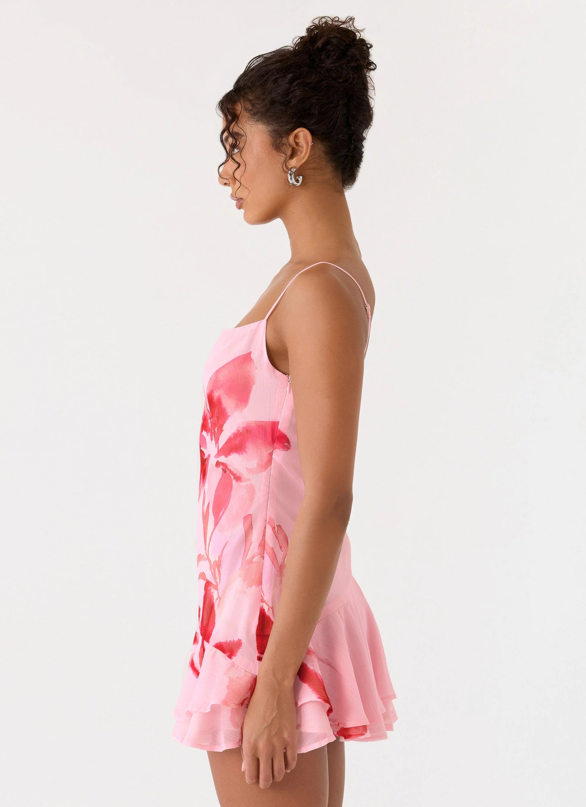 Marisolana Mini Dress Pink Petal