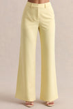 Malou Lemon Tailored Trousers