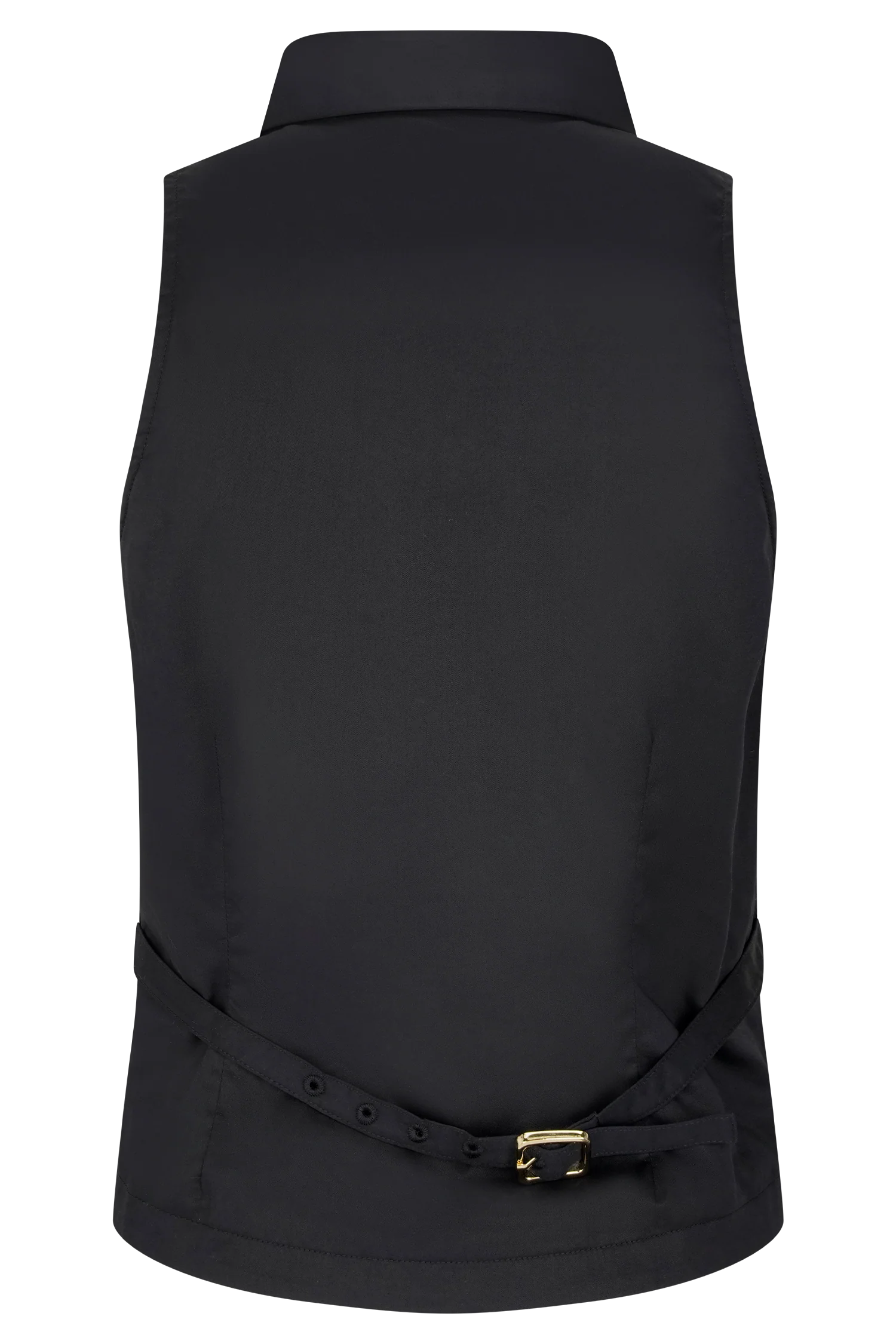 Selene Sleeveless Halter Shirt Black