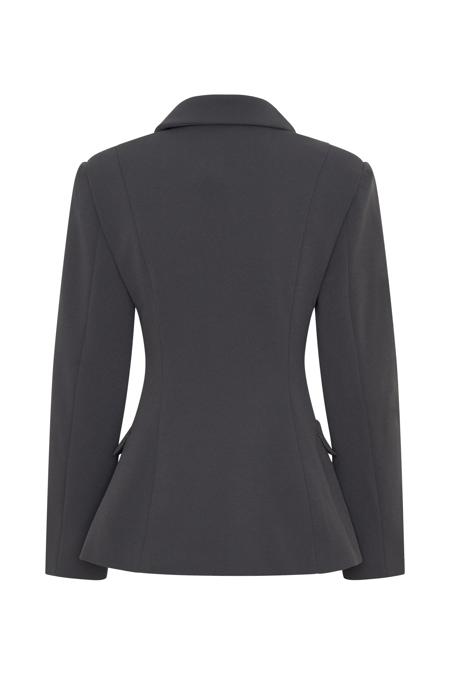 Wesley Structured Blazer Charcoal Shadow