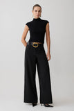 Arlo Wide Leg Suiting Trouser Black