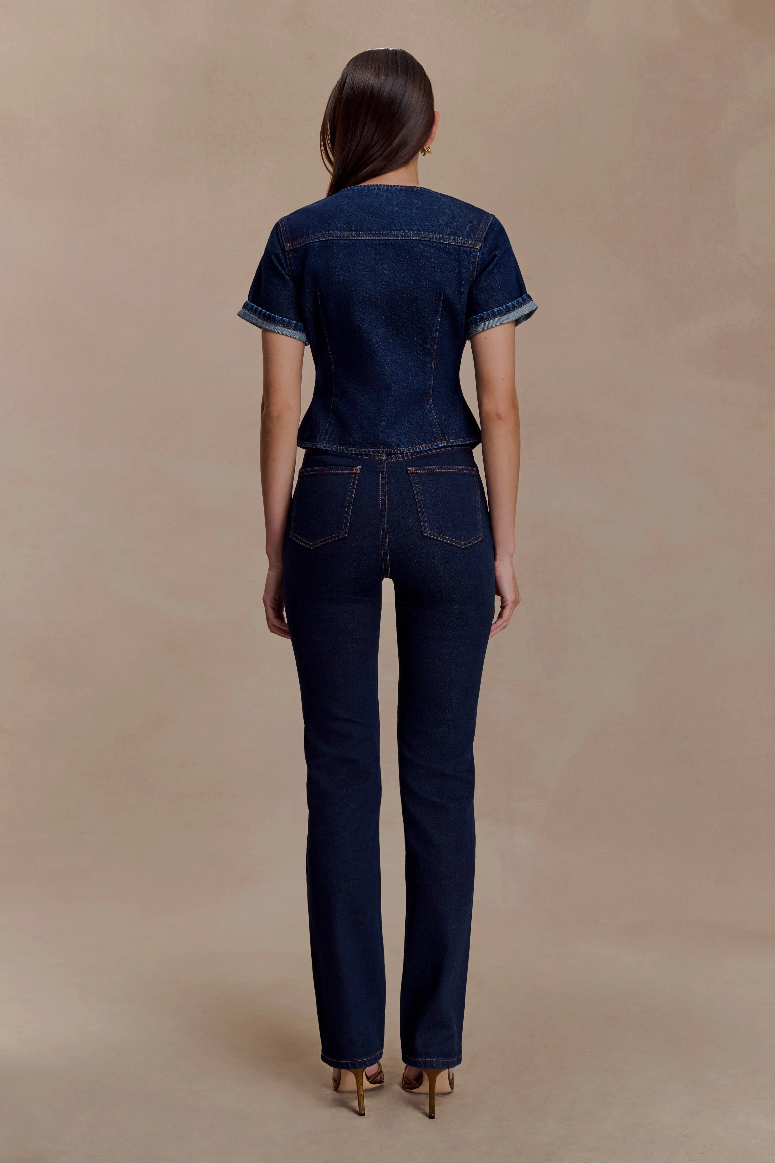 Janessa Skinny Denim Jeans Indigo Blue