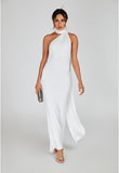Women Sexy Backless Dress Bodycon Sleeveless Open Back Maxi Dress Formal Cocktail Wedding Guest