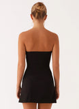Patsie Strapless Mini Dress Black