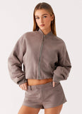 Thats Chill Bomber Jacket Grey