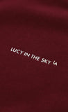 Lucy Oversized Crewneck in Burgundy