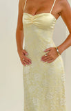 Ely Yellow Lace Maxi Formal Dress - PRE ORDER