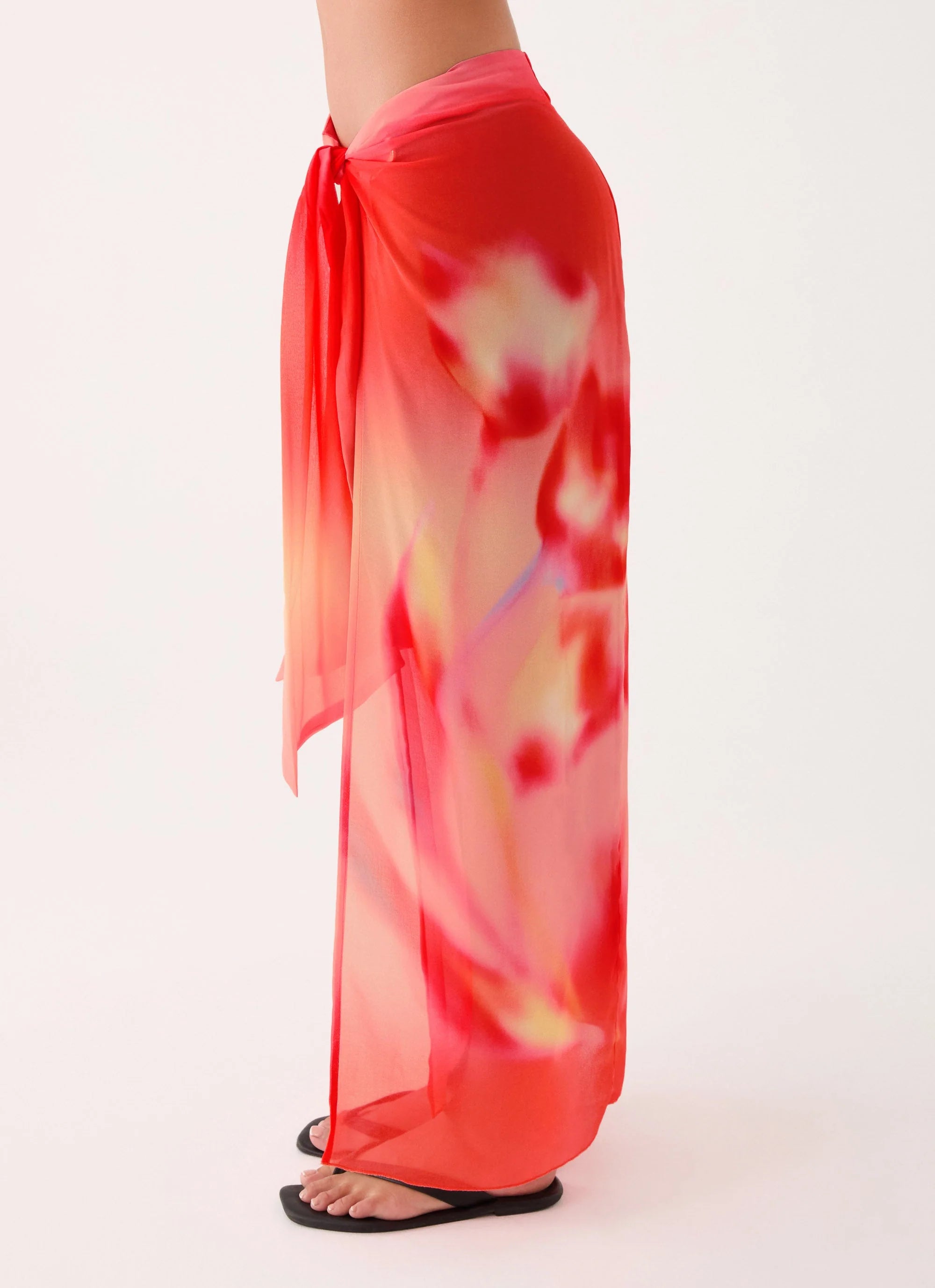 Low Tide Sarong Maxi Skirt Sunburnt Petal