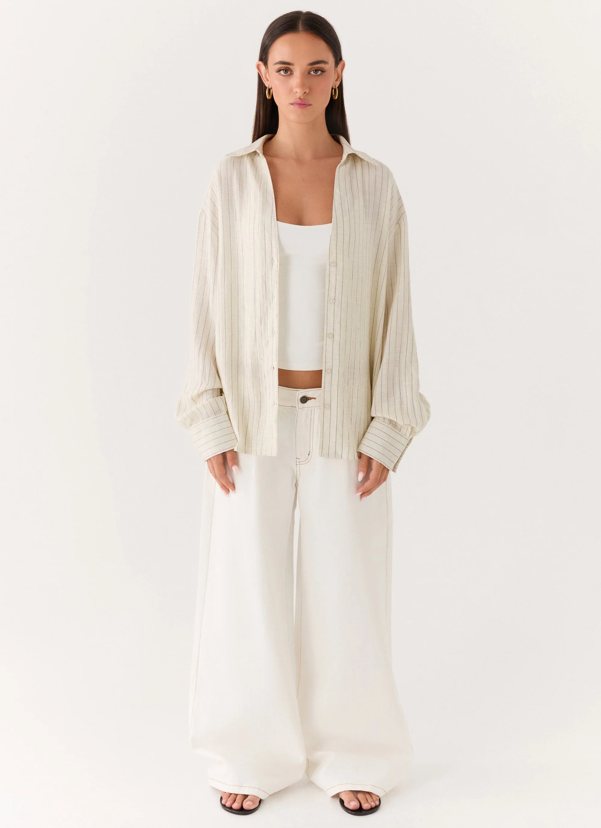 Alessio Shirt Desert Stripe