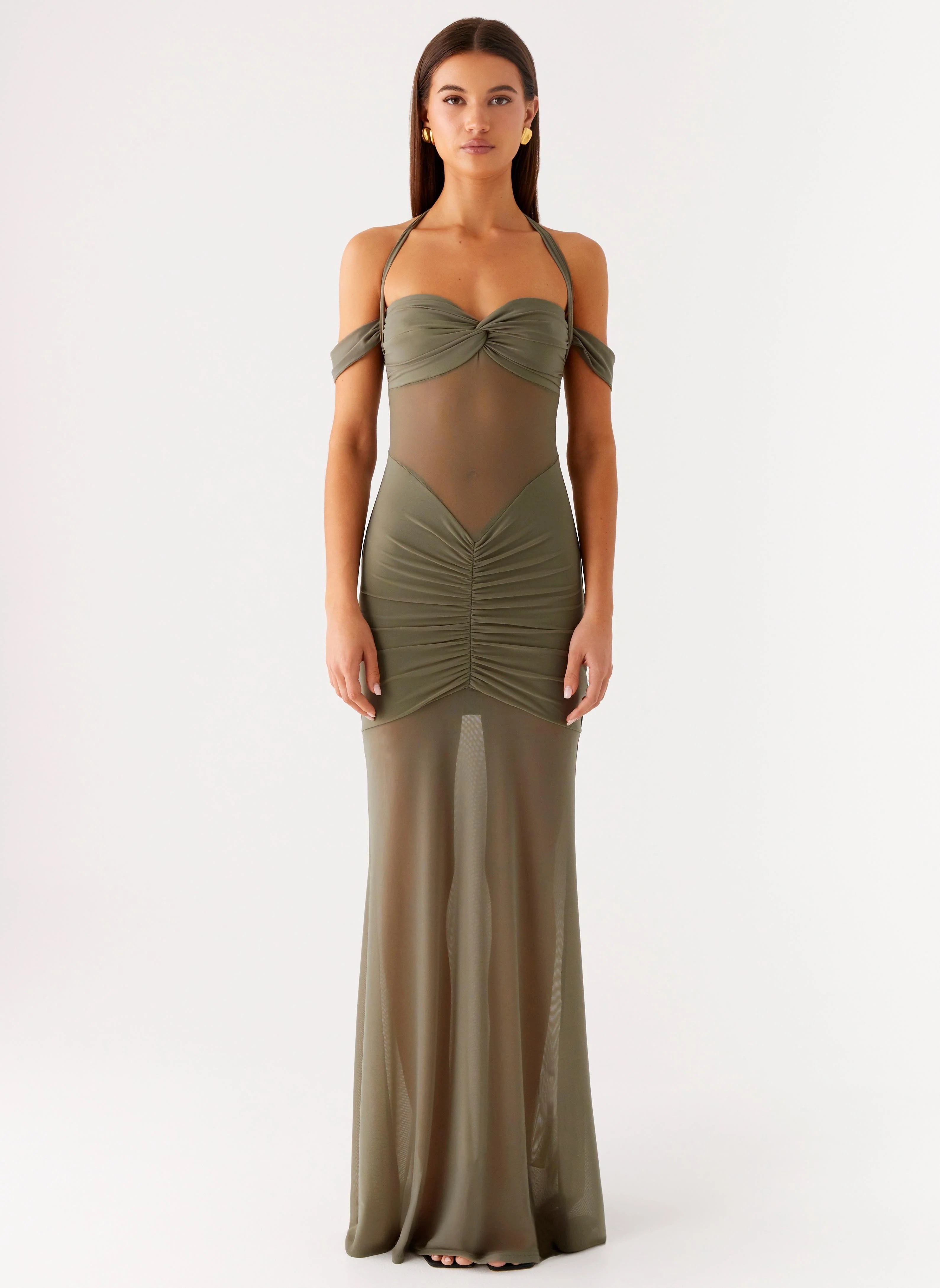 Ivy Lane Maxi Dress Olive