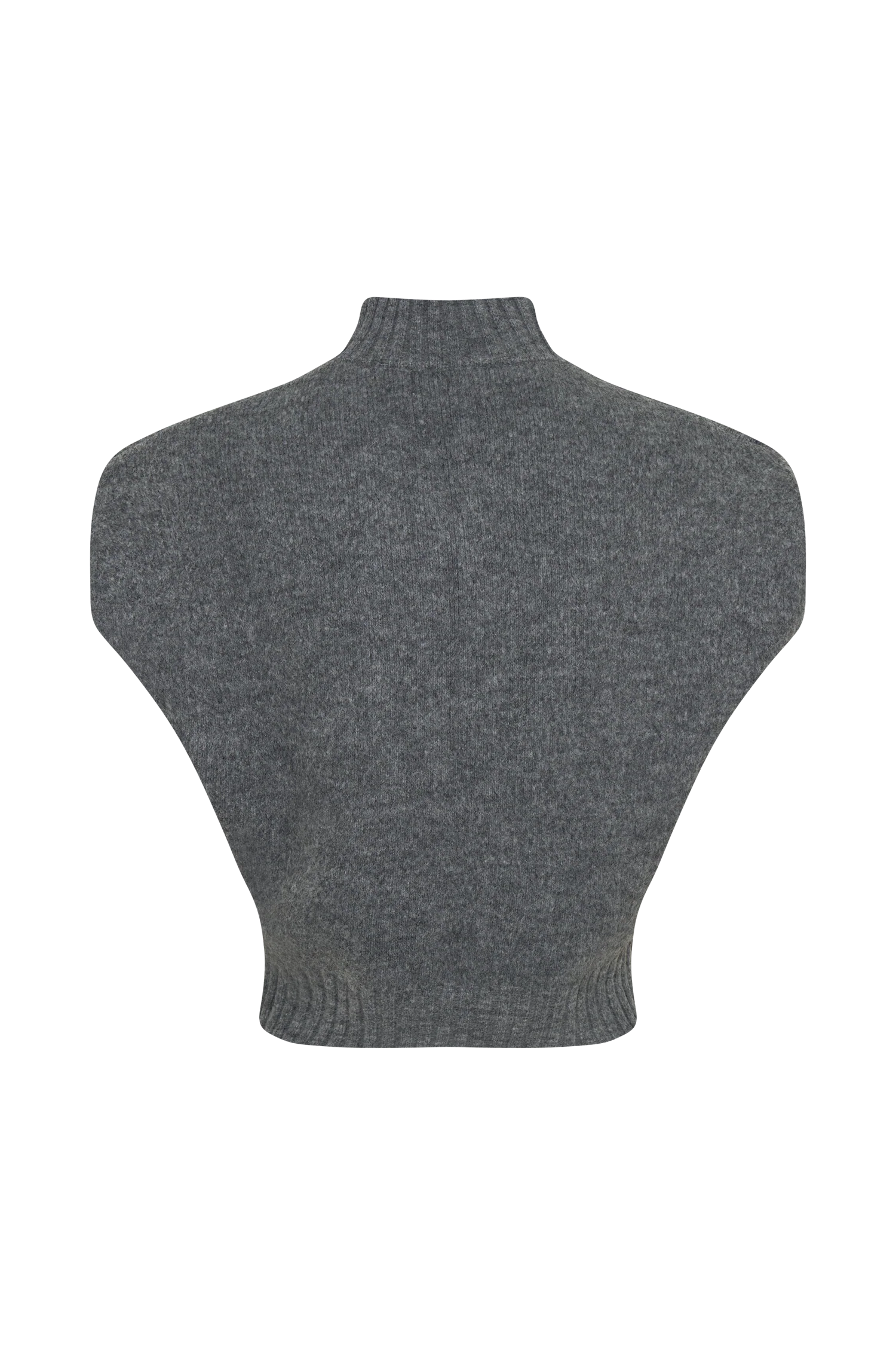 Niko Knit Oversized Top Charcoal
