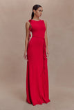 Monay Tulip Maxi Dress Raspberry