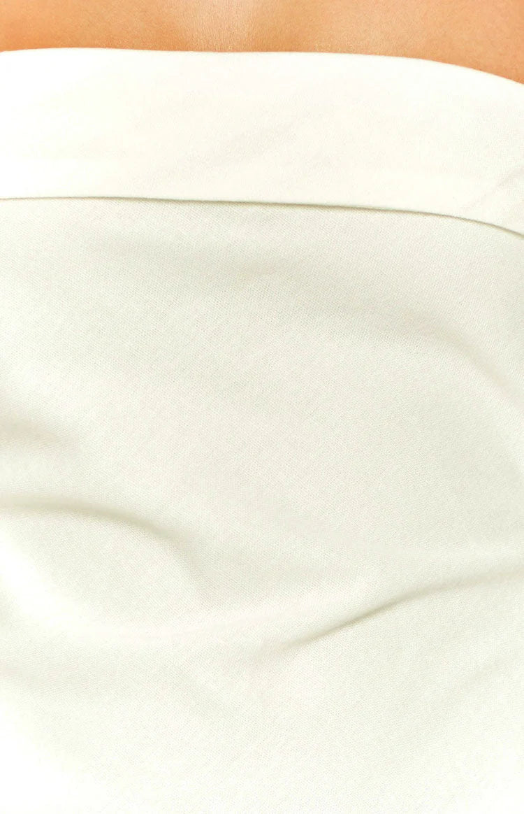 Summer Cream Midi Dress