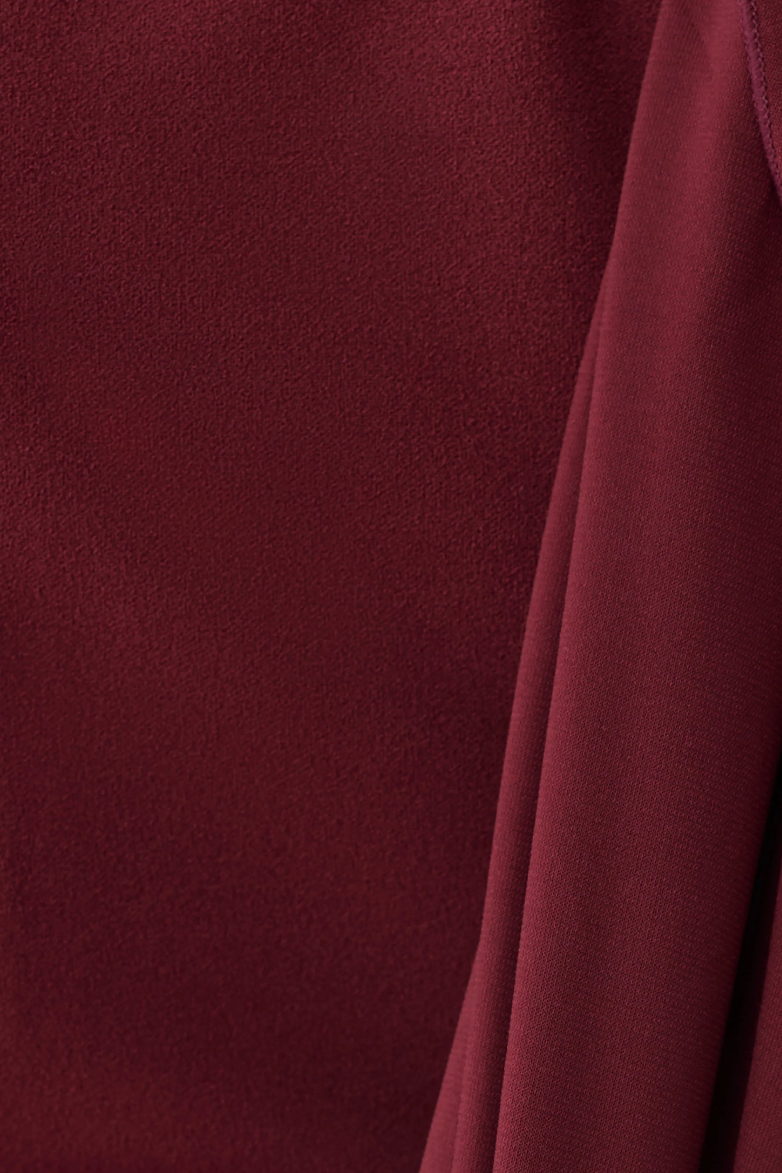 Rhea Detachable Cape Jersey Maxi Dress Wine