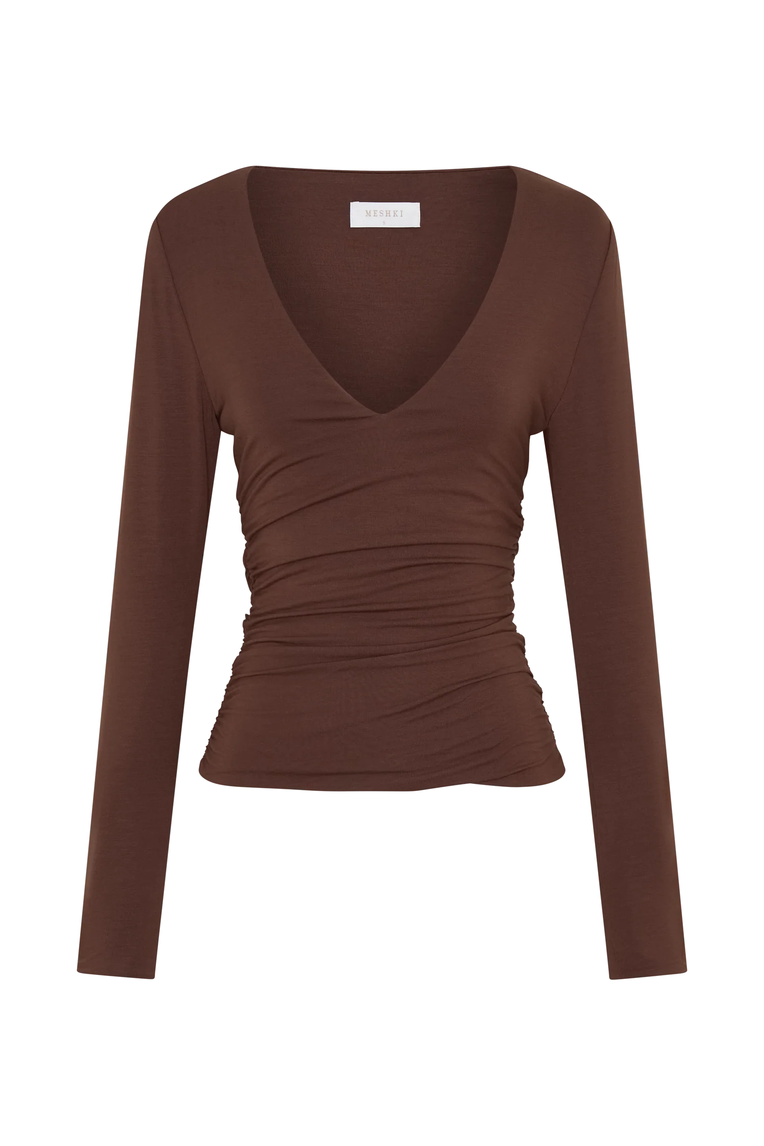 Sari Long Sleeve Modal Top Chocolate