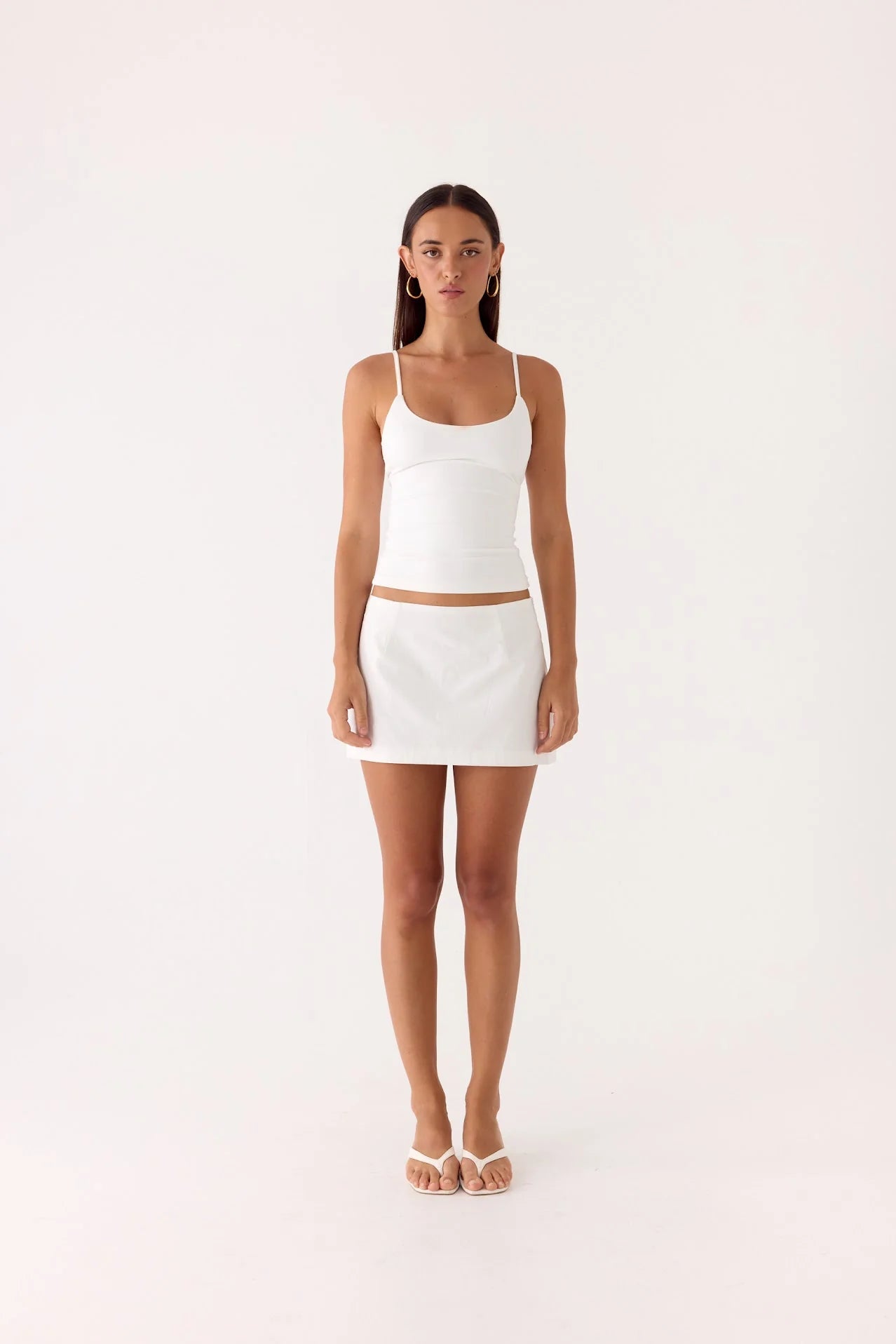 Sofia Mini Skirt - White