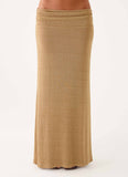 Olyssia Shimmer Maxi Skirt Shimmer Gold