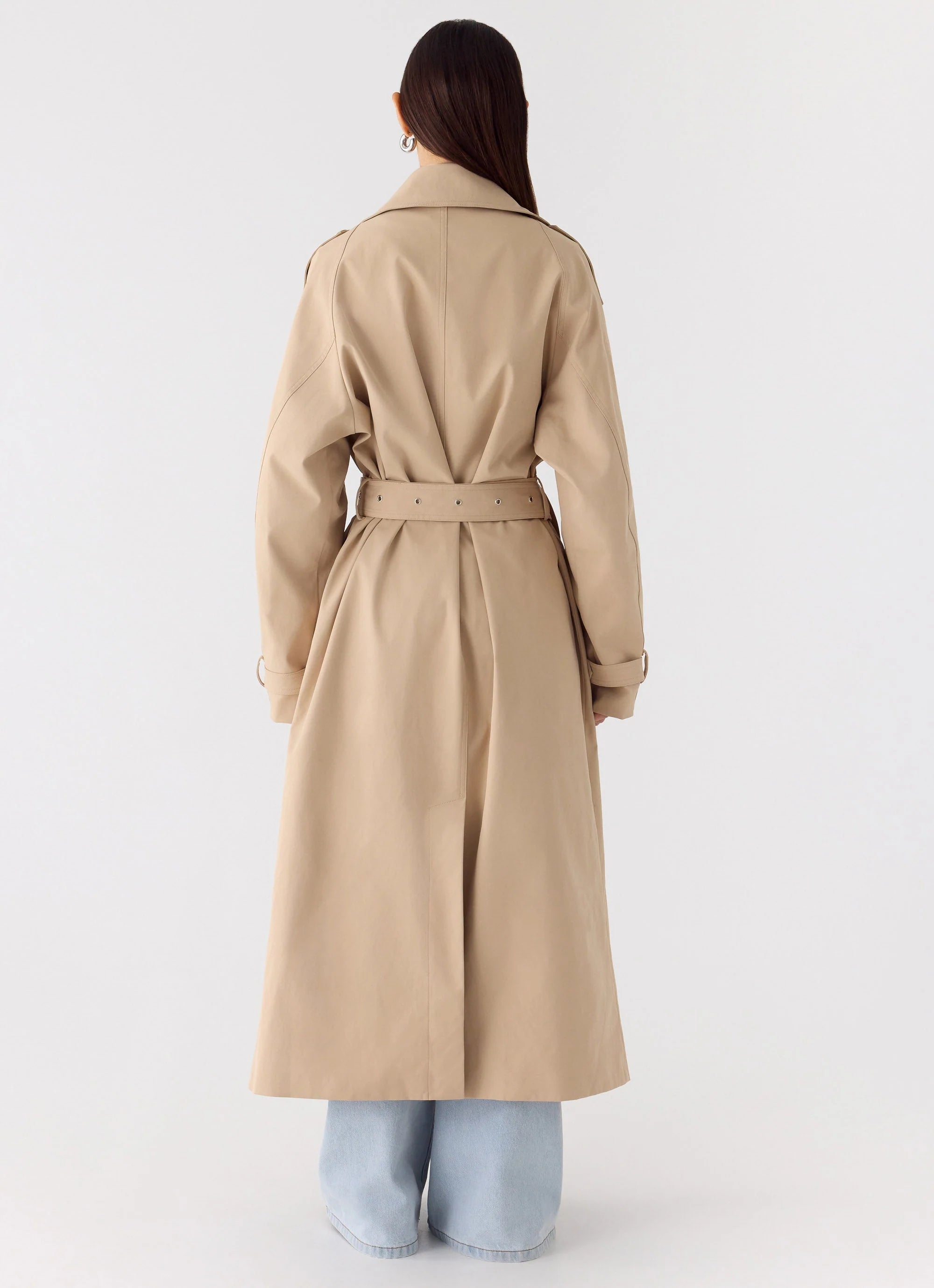 Jackie Trench Coat Tan