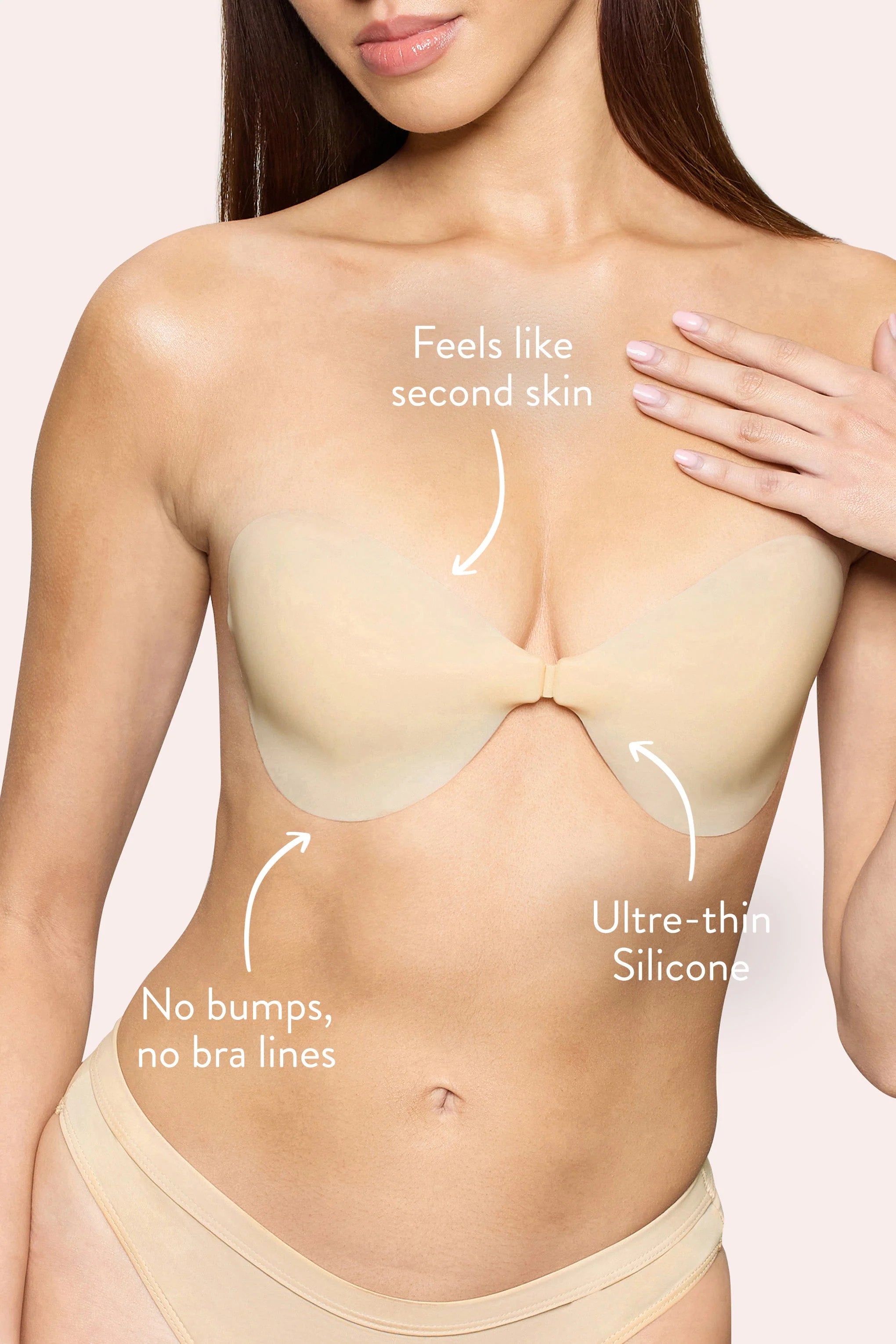 Invisibra Boomba Sand Invisible Sticky Bra