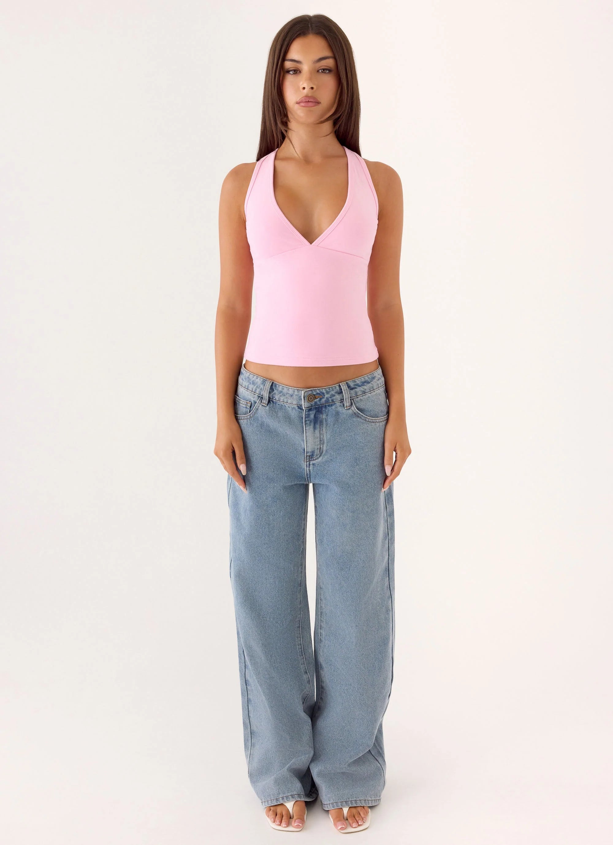 Lua Halter Top Pink