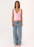 Lua Halter Top Pink
