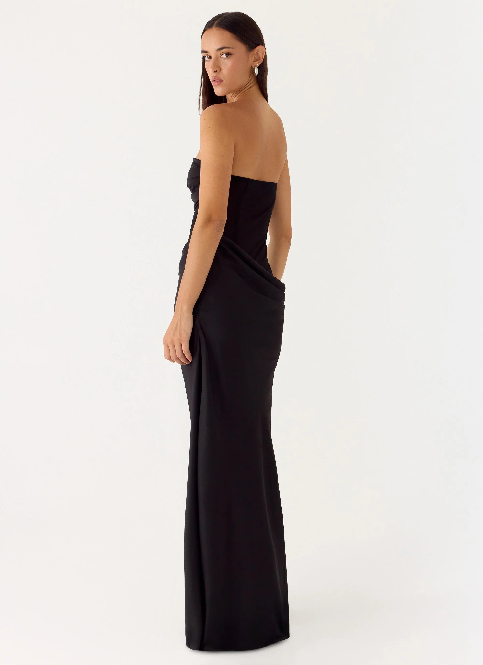 Champagne Skies Maxi Dress Black