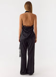 Emilee Cowl Top Black