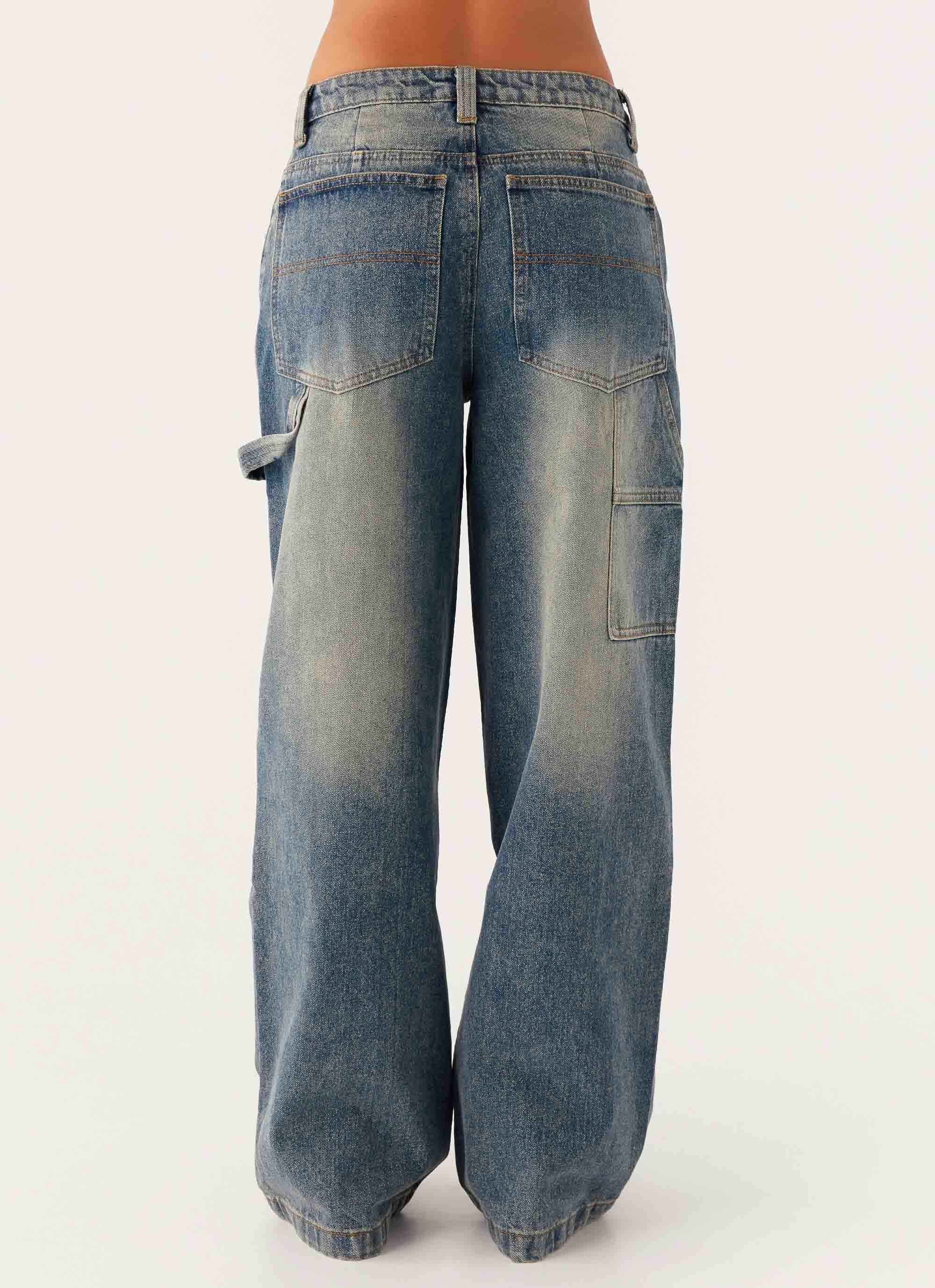 Jaylie Denim Jeans Dirty Vintage Wash