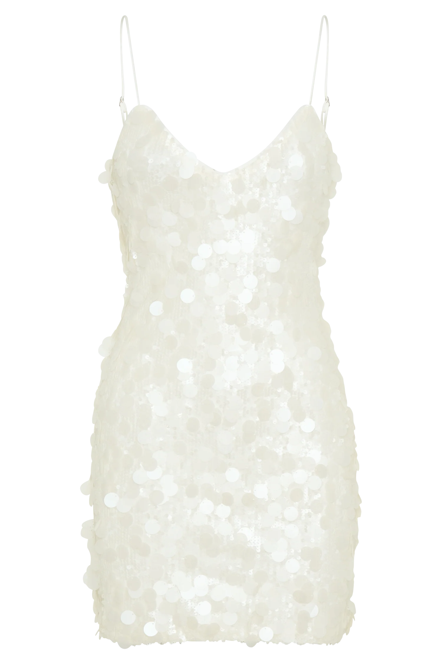 Romilly Sequin Mini Dress Ivory