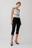 Lilou Pleated Sleeveless Top Polka Dot