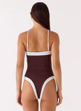 Shevie One Piece Swimsuit Chocolate
