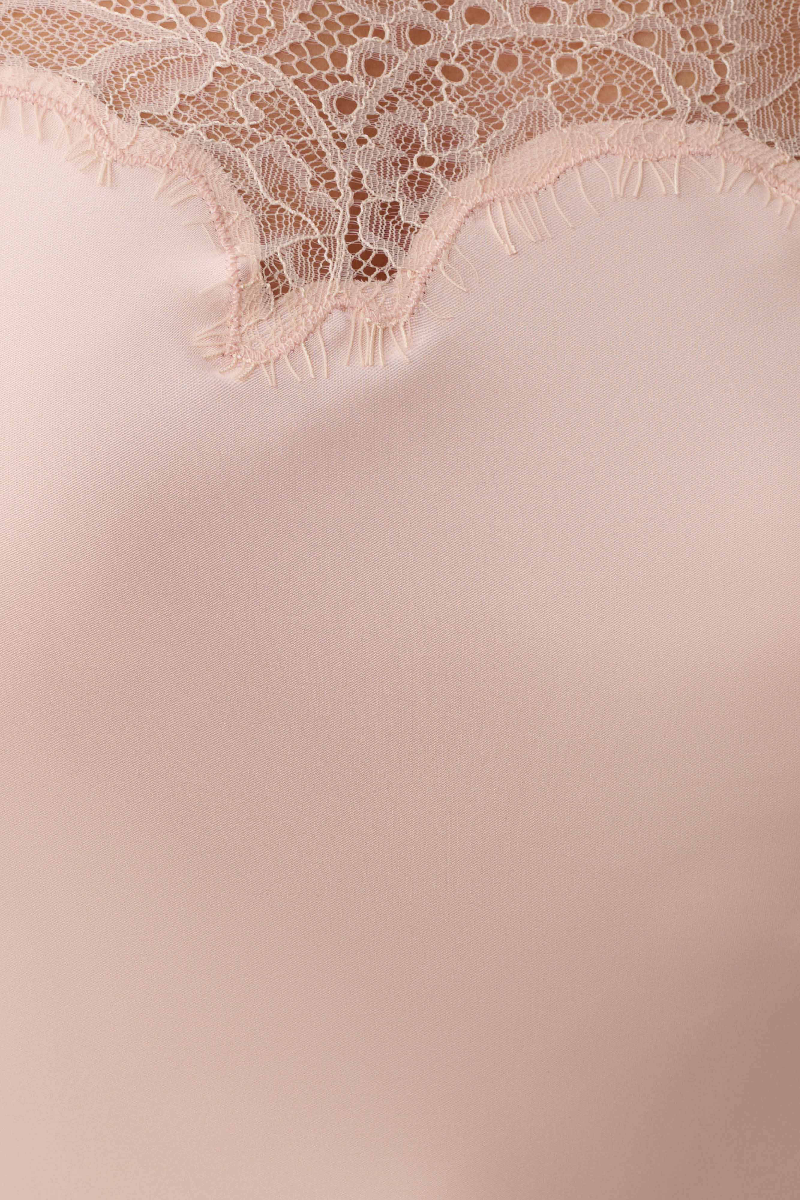 Miriam Satin Lace Camisole Peach