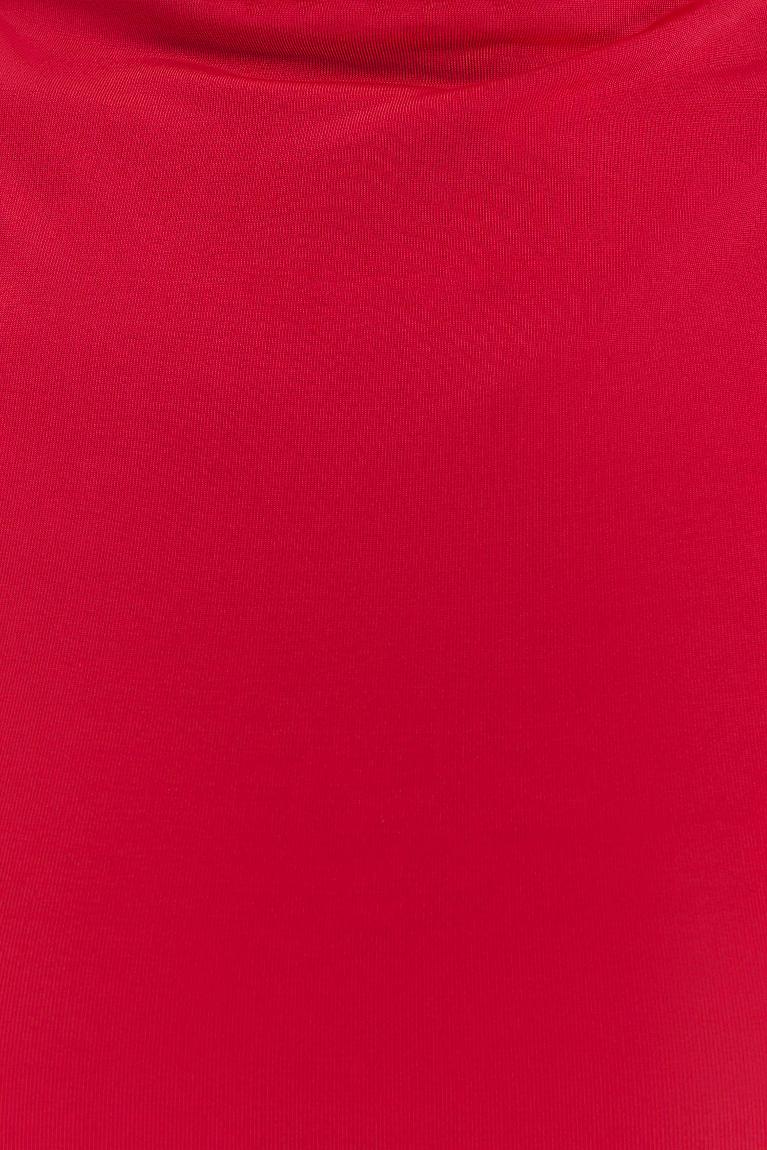 Kiyah Slinky Cut Out Maxi Dress Red