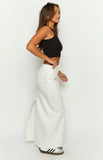 Mia White Maxi Skirt