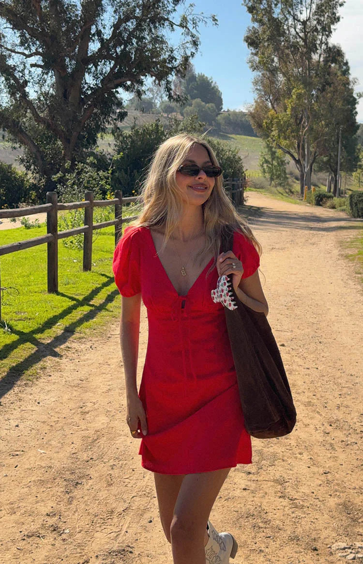 Franky Red Mini Dress